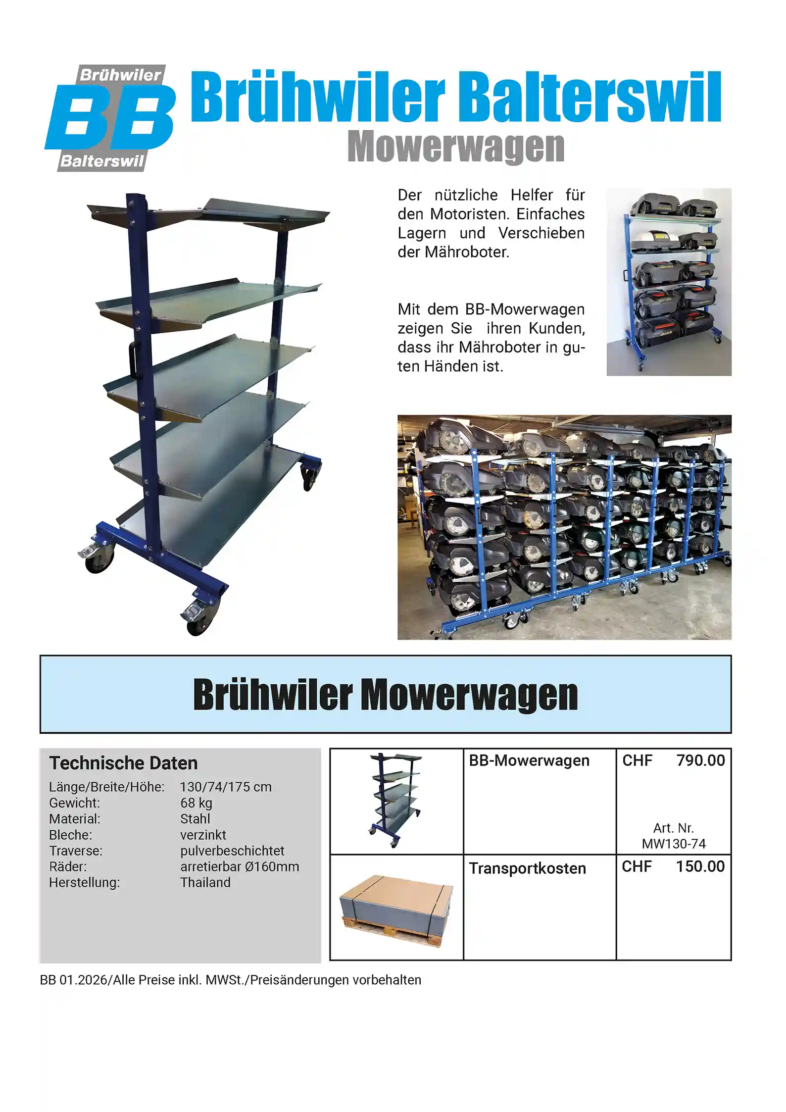 Brühwiler Mowerwagen Katalog Brühwiler Mowerwagen Katalog