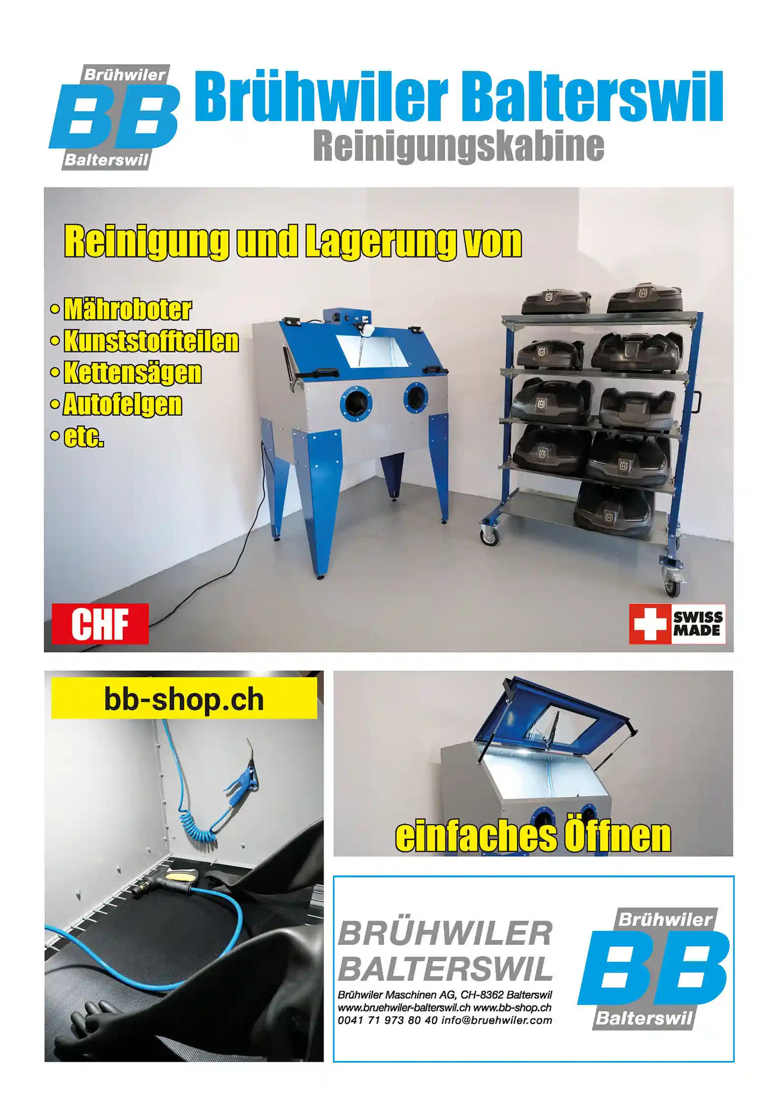 Brühwiler Teilereiniger Katalog Brühwiler Teilereiniger Katalog