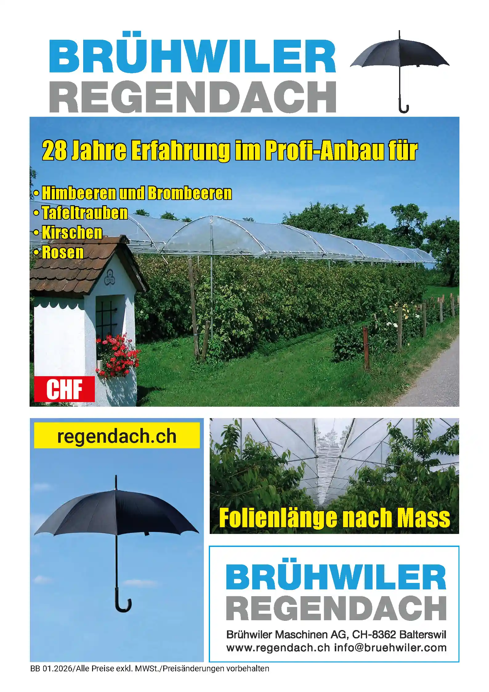 Brühwiler Regendach Katalog Brühwiler Regendach Katalog